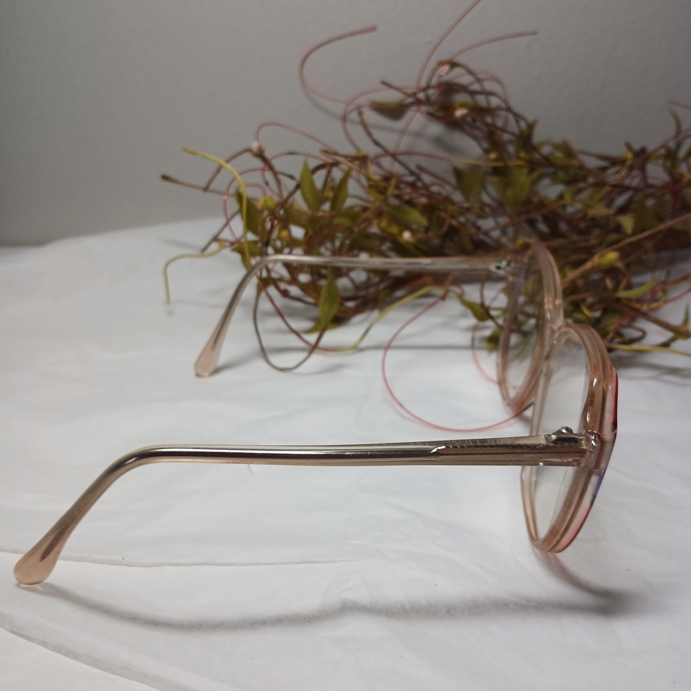 Vintage Women's Glasses Set Of 3 Brown, Gold, and Clear Retro 1970s Hippie - Picture 6 of 8